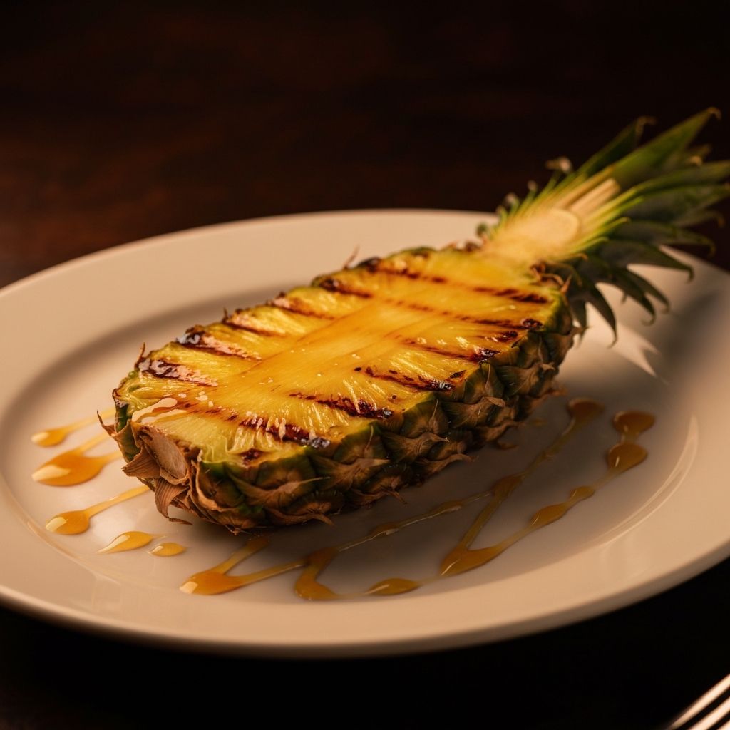 Dessert Abacaxi grillé