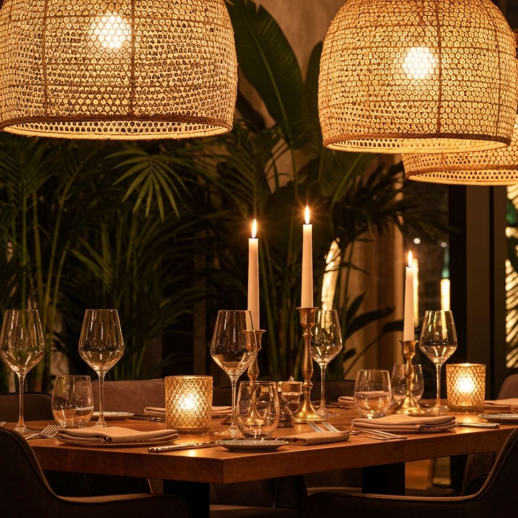 Ambiance élégante du restaurant NÃO